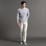 ジオメトリックリブ モックネックニット | NICOLE | 詳細画像4 