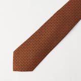 10オレンジ | ヘリンボン ジャカードネクタイ | NICOLE