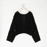 透かし編みリボンカーディガン | NICOLE | 詳細画像5 