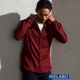 07ボルドー | 【RIELABO】Ｗフェイスストライプシアーシャツ | NICOLE
