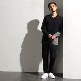 【RIELABO】パネル切り替えＶネックカットソー | NICOLE | 詳細画像3 