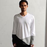 【RIELABO】パネル切り替えＶネックカットソー | NICOLE | 詳細画像4 