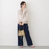 スエードボンディング ファー付きライダース | NICOLE | 詳細画像16 