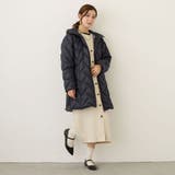 エンボス加工 シームレスダウン ロングコート／タフタ | NICOLE | 詳細画像22 