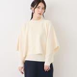 28オフホワイト | ニットスヌードポンチョ アンサンブル | NICOLE