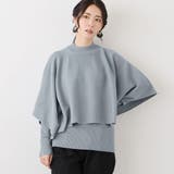 64サックス | ニットスヌードポンチョ アンサンブル | NICOLE