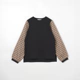 袖チェックプルオーバー | NICOLE | 詳細画像4 