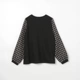 袖チェックプルオーバー | NICOLE | 詳細画像5 