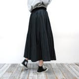 49ブラック | ミジンコール プリーツスカート2 | NICOLE