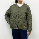 46カーキ | ダイヤキルティング 中綿ブルゾン | NICOLE