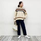 ジャガード 総柄ニット | NICOLE | 詳細画像11