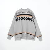 ジャガード 総柄ニット | NICOLE | 詳細画像3