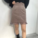 13ブラウン | 2WAYコーデュロイスカート | NICOLE