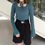 ベルト付き リベットデザイン ハーフパンツ | NICOLE | 詳細画像21