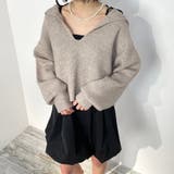 WEB限定アンゴラタッチ セーラーカラープルオーバー | NICOLE | 詳細画像13 