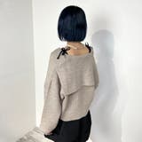 WEB限定アンゴラタッチ セーラーカラープルオーバー | NICOLE | 詳細画像14 