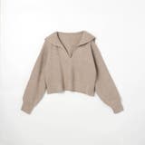 WEB限定アンゴラタッチ セーラーカラープルオーバー | NICOLE | 詳細画像2 