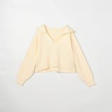 WEB限定アンゴラタッチ セーラーカラープルオーバー | NICOLE | 詳細画像3 