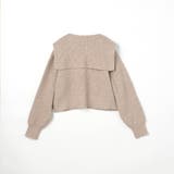 WEB限定アンゴラタッチ セーラーカラープルオーバー | NICOLE | 詳細画像5 