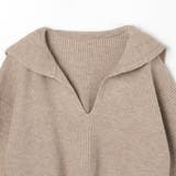 WEB限定アンゴラタッチ セーラーカラープルオーバー | NICOLE | 詳細画像6 