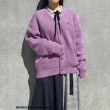 80パープル | 【BEVERLY HILLS POLO CLUB】モヘアタッチカーディガン | NICOLE