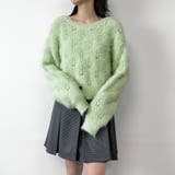 前後2WAY透かし編みニットプルオーバー | NICOLE | 詳細画像17 