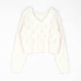 前後2WAY透かし編みニットプルオーバー | NICOLE | 詳細画像2 