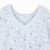 前後2WAY透かし編みニットプルオーバー | NICOLE | 詳細画像6 