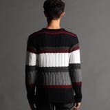 【23年モデル EC限定再販売】配色切替 クルーネックニット | NICOLE | 詳細画像3