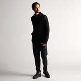 【RIELABO】3Dランダムストライプジャカード ショールカラーカーディガン | NICOLE | 詳細画像3