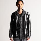 【RIELABO】3Dランダムストライプジャカード ショールカラーカーディガン | NICOLE | 詳細画像5