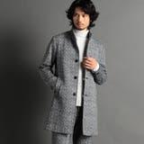 39チャコールグレー | セーターフリーススタンドコート | NICOLE