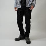 49ブラック | フロッキープリントデニム | NICOLE