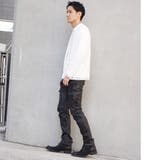 ムラプリントスウェードポンチ多ポケットカーゴ | NICOLE | 詳細画像3 