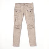 ムラプリントスウェードポンチ多ポケットカーゴ | NICOLE | 詳細画像4 