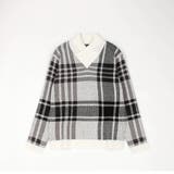 【WEB限定】7ＧＧ ビッグチェックショールカラーニット | NICOLE | 詳細画像16 