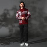 【WEB限定】7ＧＧ ビッグチェックショールカラーニット | NICOLE | 詳細画像2 