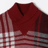 【WEB限定】7ＧＧ ビッグチェックショールカラーニット | NICOLE | 詳細画像20 