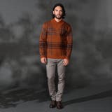 【WEB限定】7ＧＧ ビッグチェックショールカラーニット | NICOLE | 詳細画像4 