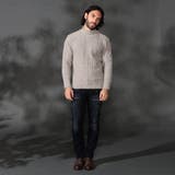 【WEB限定】７ＧＧ ヘリンボーンタートルネックニット | NICOLE | 詳細画像5 