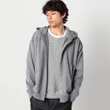 19ライトグレー | スエード裏ボアスナップパーカー | NICOLE