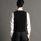 SUPER130’S ピンヘッド リバーシブルベスト | NICOLE | 詳細画像7 