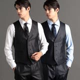 カレンダーストライプ リバーシブルジレ | NICOLE | 詳細画像1 