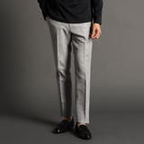 19ライトグレー | 尾州カラミ セットアップパンツ | NICOLE