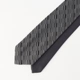 ジオメトリック/マイクロドット リバーシブルネクタイ | NICOLE | 詳細画像1 