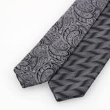 49ブラック | ジャカード4面ネクタイ | NICOLE