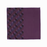 80パープル | ダイヤ/千鳥 ポケットチーフ | NICOLE