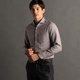 29グレー | シャイニーツイル カッタウェイカラーシャツ | NICOLE