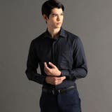 67ネイビー | スーパードライ セミワイドカラードレスシャツ | NICOLE