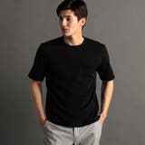 49ブラック | タックボーダー クルーネックTシャツ | NICOLE